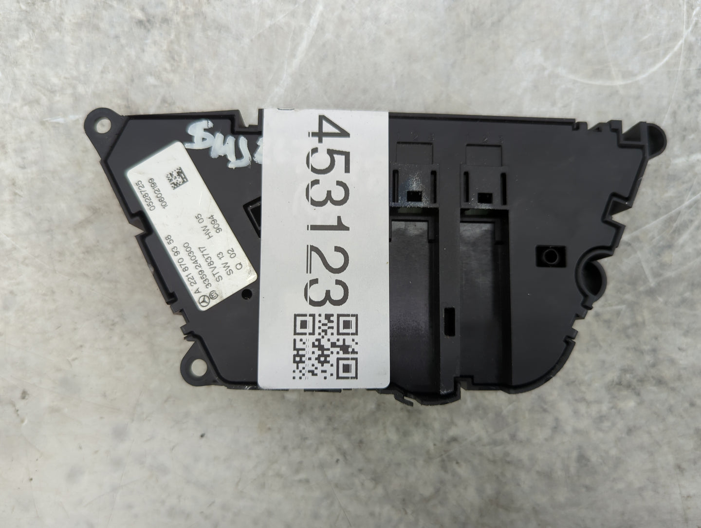 2009 Mercedes-Benz S550 Climate Control Module Temperature AC/Heater Replacement P/N:A2218709358 3359.240300, STV83717 Fits 