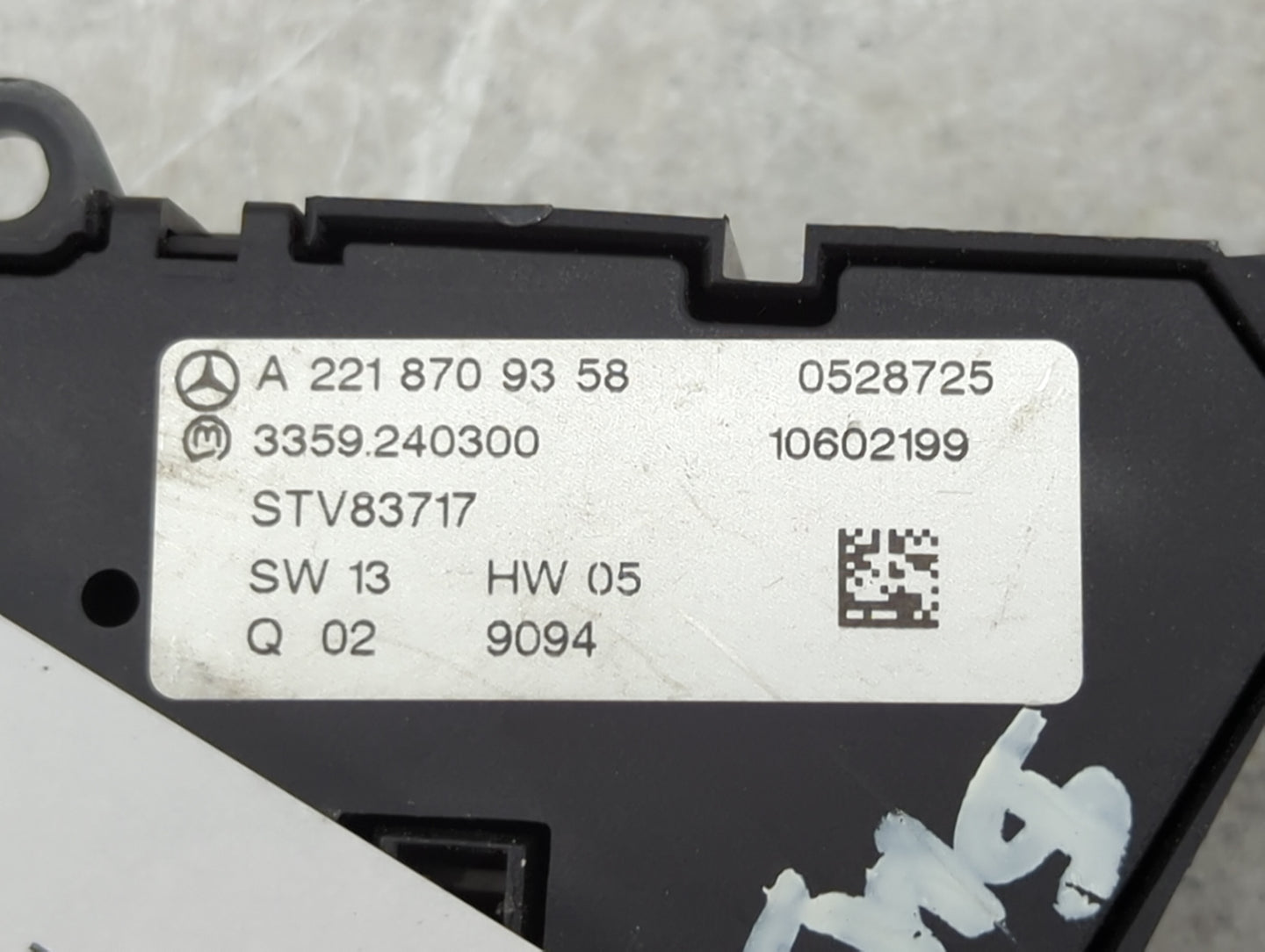 2009 Mercedes-Benz S550 Climate Control Module Temperature AC/Heater Replacement P/N:A2218709358 3359.240300, STV83717 Fits 