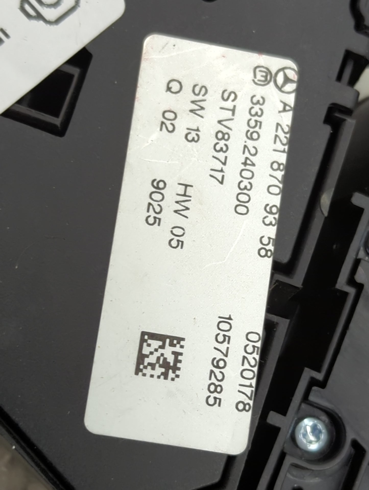2009 Mercedes-benz S550 Passenger Right Seat Switch - Oemusedautoparts1.com