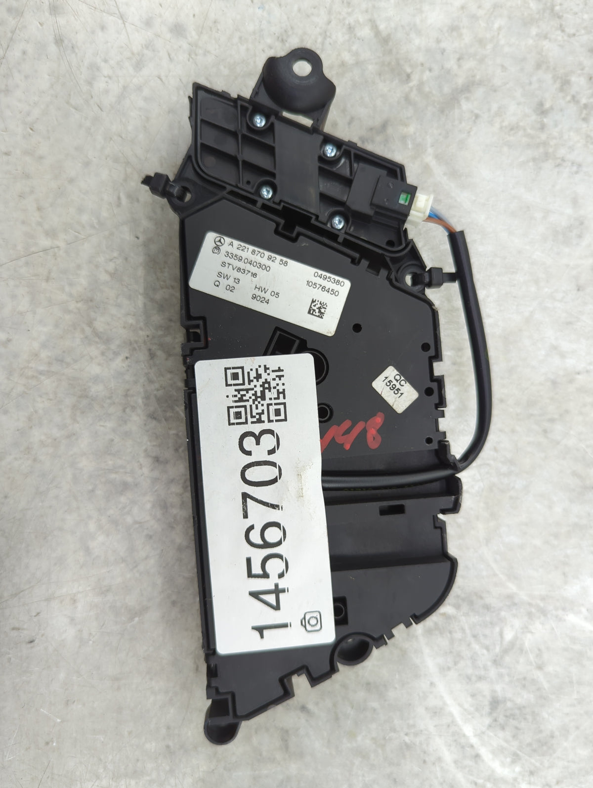 2009 Mercedes-benz S550 Driver Left Seat Switch A2218709258|a2218213051 - Oemusedautoparts1.com
