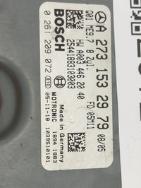 2009 Mercedes S-Class PCM Engine Control Computer ECU ECM PCU OEM P/N:A2731532979 0261209072, 2544188310003 Fits Fits 2007 2