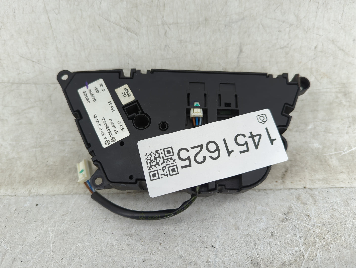 2009 Mercedes S550 Seat Control Module A2218709358|3359.240300|stv83717 - Oemusedautoparts1.com