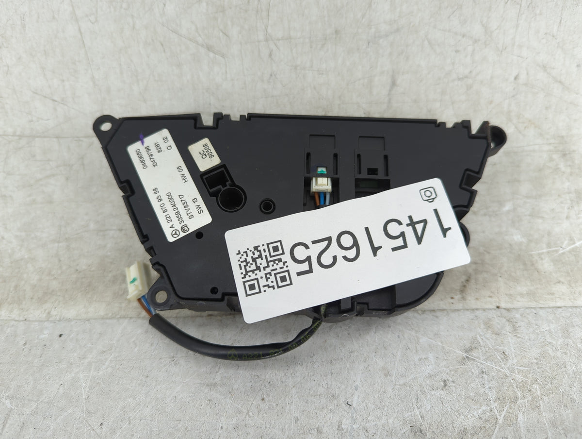 2009 Mercedes S550 Seat Control Module A2218709358|3359.240300|stv83717 - Oemusedautoparts1.com