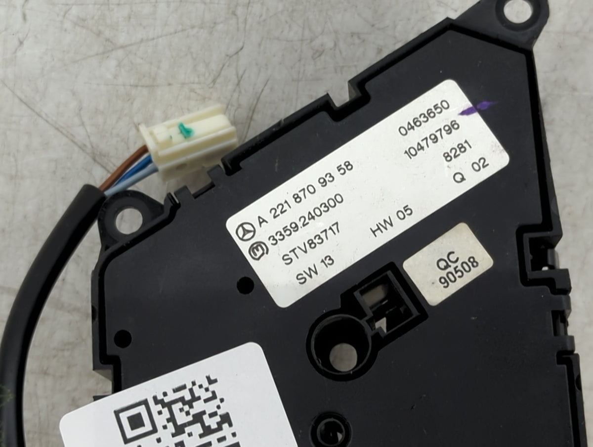 2009 Mercedes S550 Seat Control Module A2218709358|3359.240300|stv83717 - Oemusedautoparts1.com