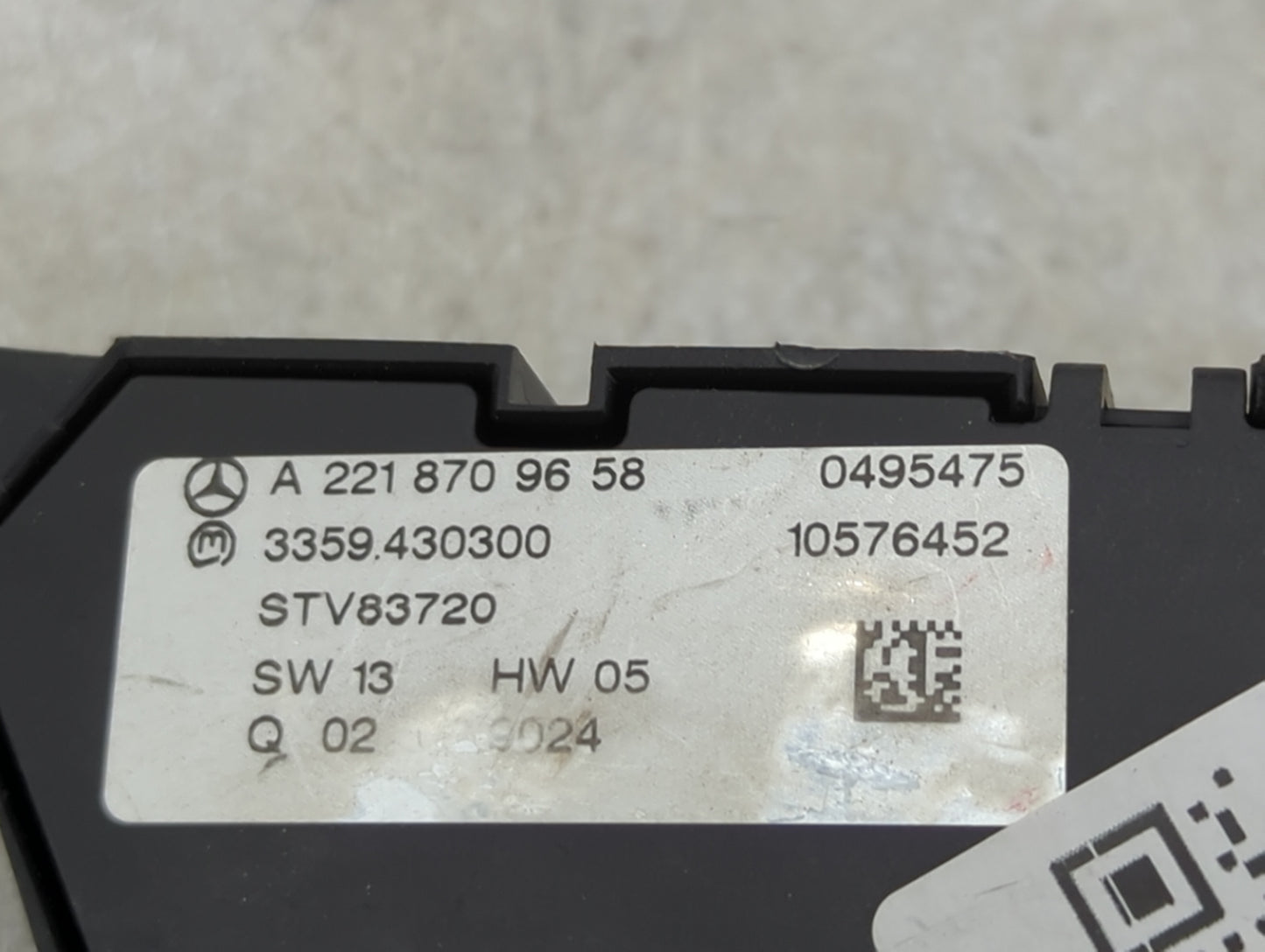 2009 Mercedes-benz Sclass Driver Left Seat Switch - Oemusedautoparts1.com