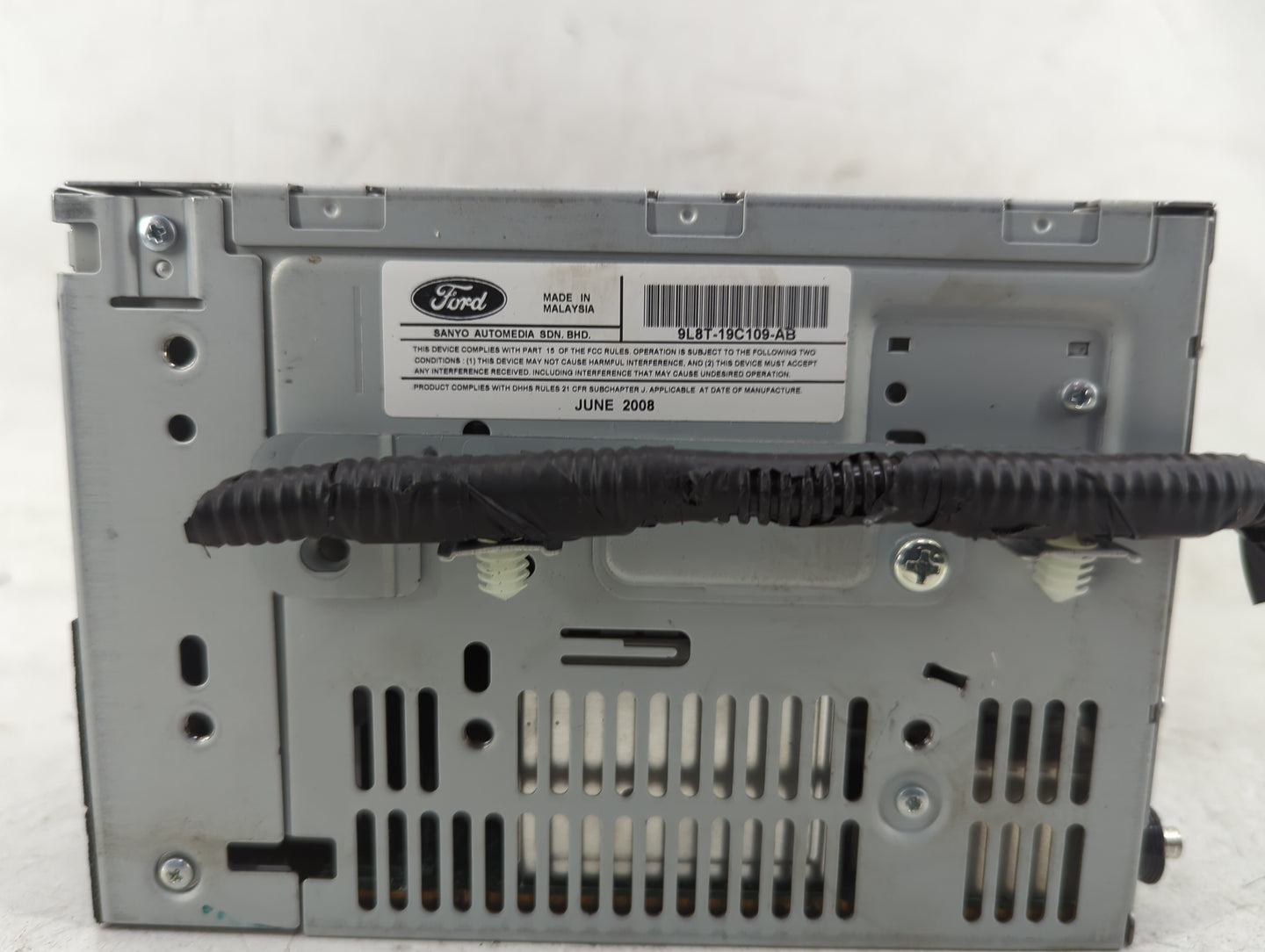 2009 Mercury Mariner Radio AM FM Cd Player Receiver Replacement P/N:9L8T-19C109-AB Fits OEM Used Auto Parts - Oemusedautopar