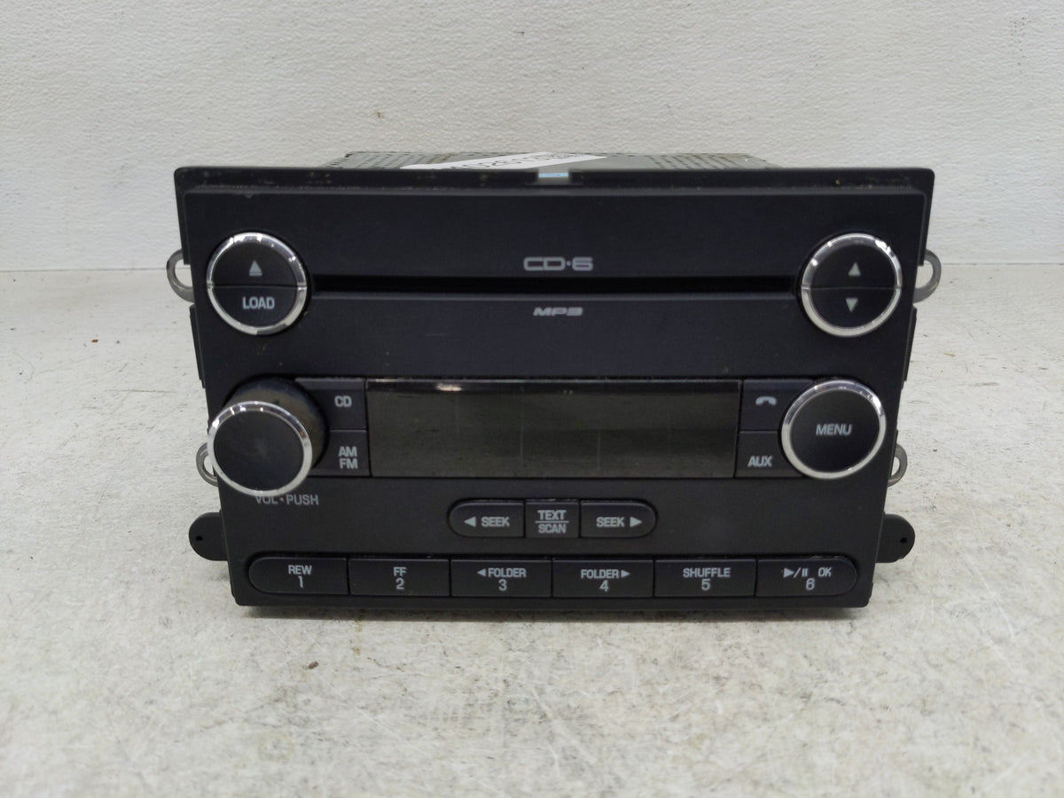 2008-2009 Mercury Sable Radio AM FM Cd Player Receiver Replacement P/N:8G1T-18C815-JB Fits Fits 2008 2009 OEM Used Auto Part