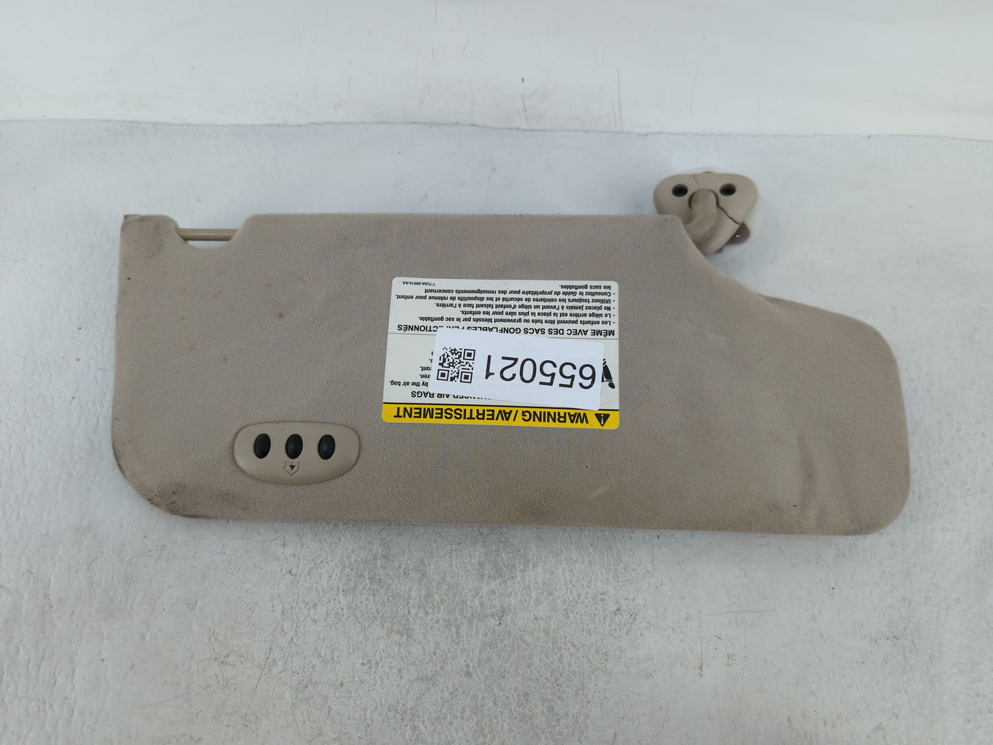2008-2009 Mercury Sable Sun Visor Shade Replacement Driver Left Mirror Fits Fits 2008 2009 OEM Used Auto Parts - Oemusedauto