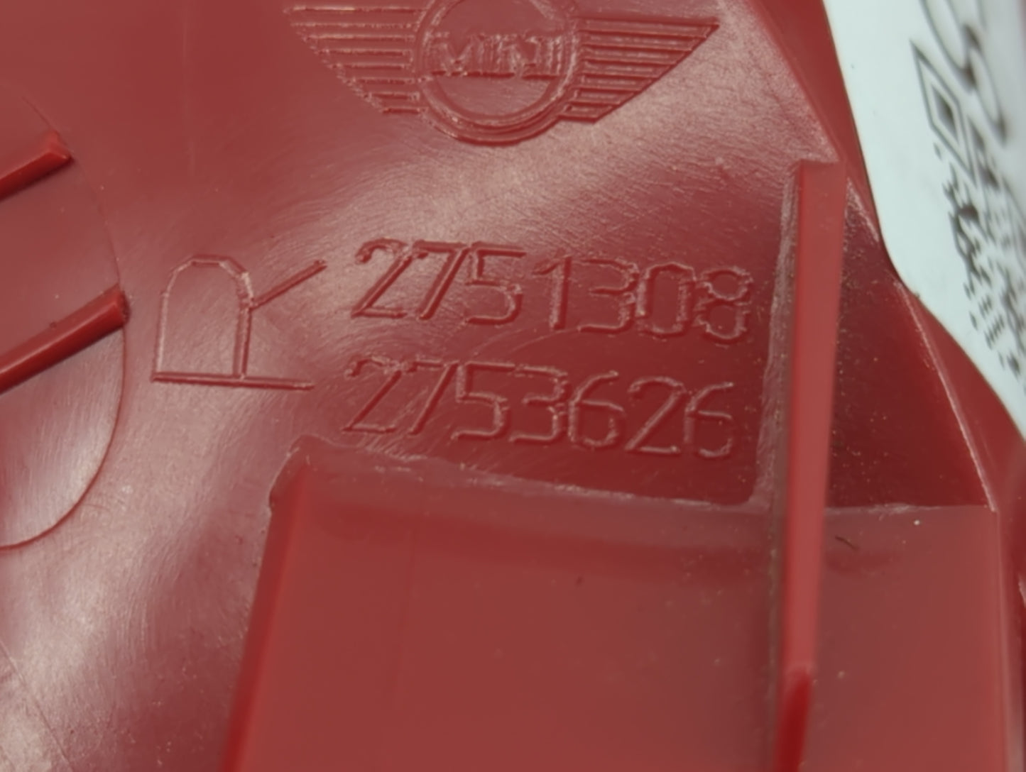 2009 Mini Cooper Tail Light Assembly Passenger Right OEM P/N:2753626 2751308, 2757012, 2757010 Fits OEM Used Auto Parts - Oe