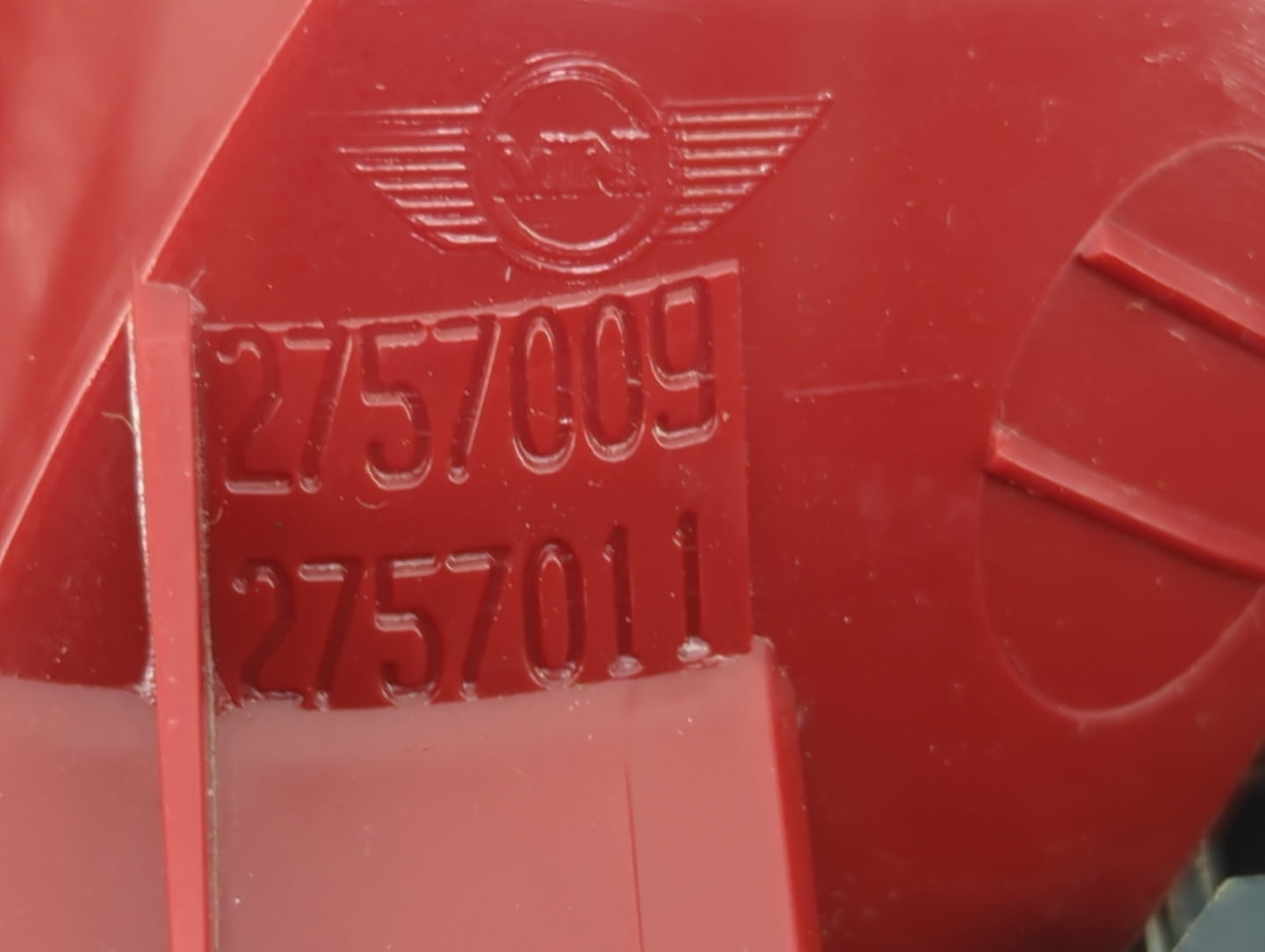 2009 Mini Cooper Tail Light Assembly Driver Left OEM P/N:2757011 2757009 Fits OEM Used Auto Parts - Oemusedautoparts1.com