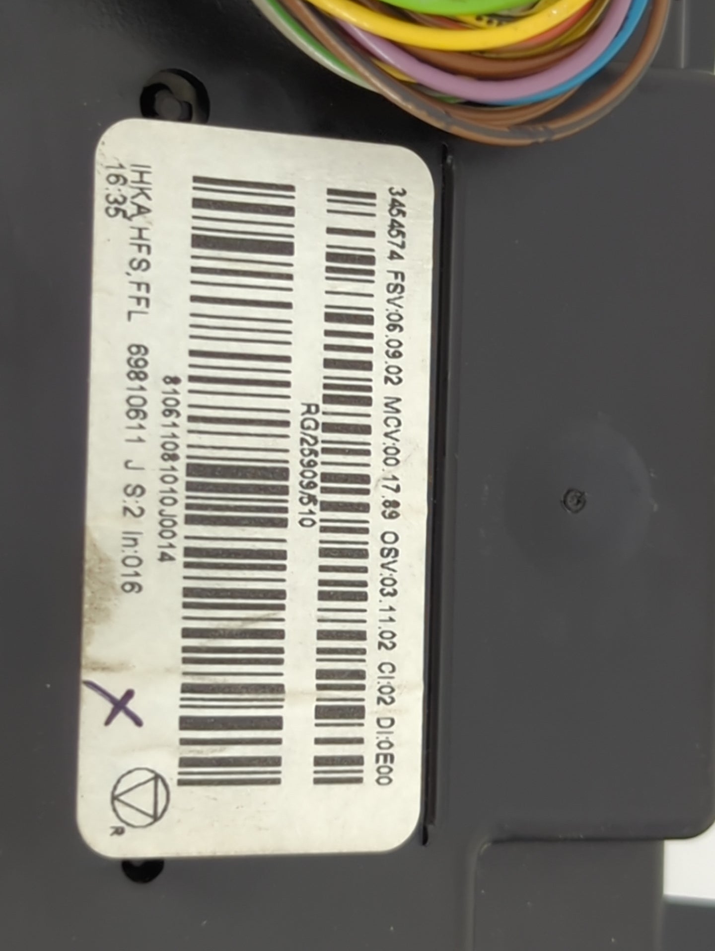 2008-2009 Mini Cooper Climate Control Module Temperature AC/Heater Replacement P/N:3454574 698106110100J0014 Fits Fits 2008 