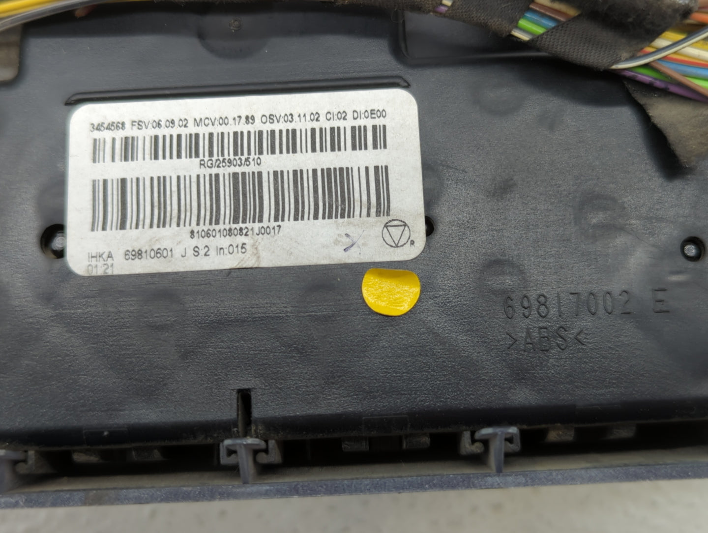 2008-2009 Mini Cooper Climate Control Module Temperature AC/Heater Replacement P/N:69817002 69796311, 69810501 Fits Fits 200