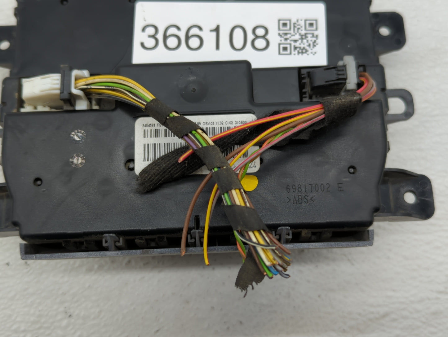 2008-2009 Mini Cooper Climate Control Module Temperature AC/Heater Replacement P/N:69817002 69796311, 69810501 Fits Fits 200