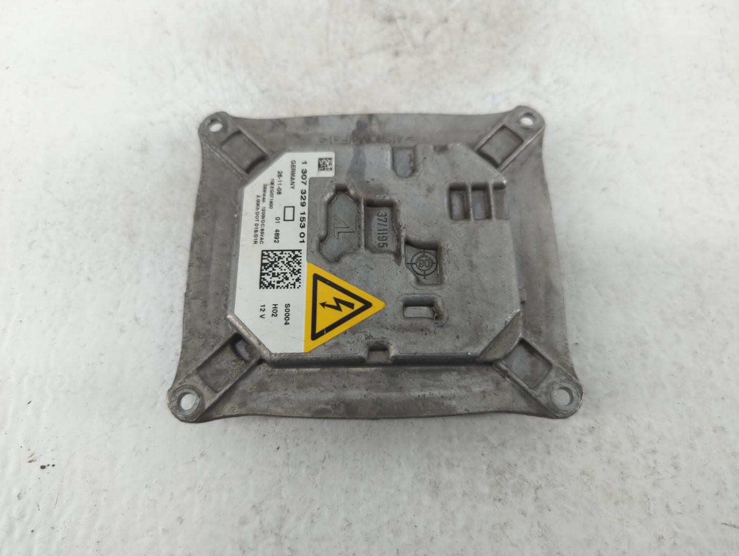 2008-2009 Mini Cooper Headlight Ballast Head Light Silver Steel Metallic - Oemusedautoparts1.com