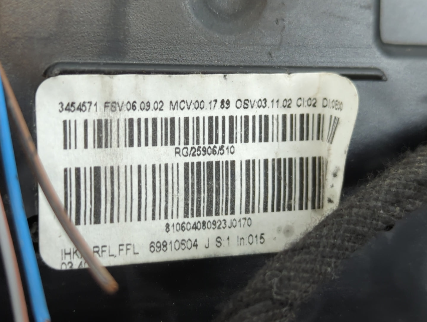 2008-2009 Mini Cooper Climate Control Module Temperature AC/Heater Replacement P/N:3454571 96810604 J Fits Fits 2008 2009 OE