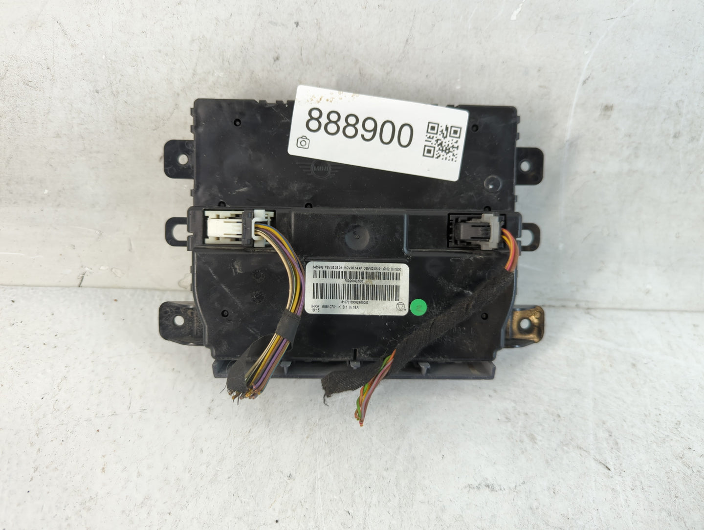 2008-2010 Mini Cooper Climate Control Module Temperature AC/Heater Replacement P/N:69810701 3455282 Fits Fits 2008 2009 2010