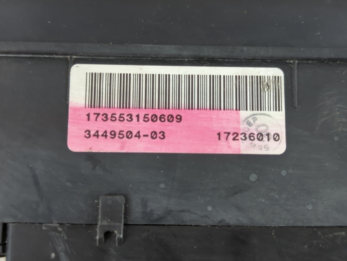 2008-2009 Mini Cooper Fusebox Fuse Box Panel Relay Module P/N:3449504-03 Fits Fits 2008 2009 OEM Used Auto Parts - Oemusedau