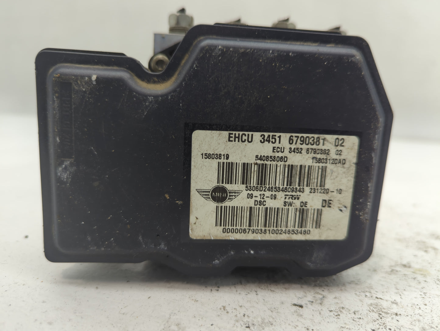 2009 Mini Cooper Clubman ABS Pump Control Module Replacement P/N:3451 6790381 02 Fits Fits 2010 OEM Used Auto Parts - Oemuse
