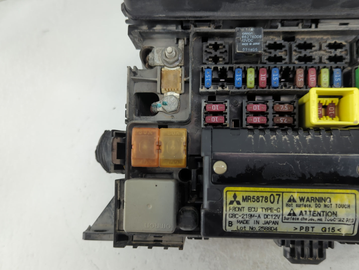 2008-2009 Mitsubishi Galant Fusebox Fuse Box Panel Relay Module P/N:4831 PP-T10 Fits Fits 2008 2009 OEM Used Auto Parts - Oe