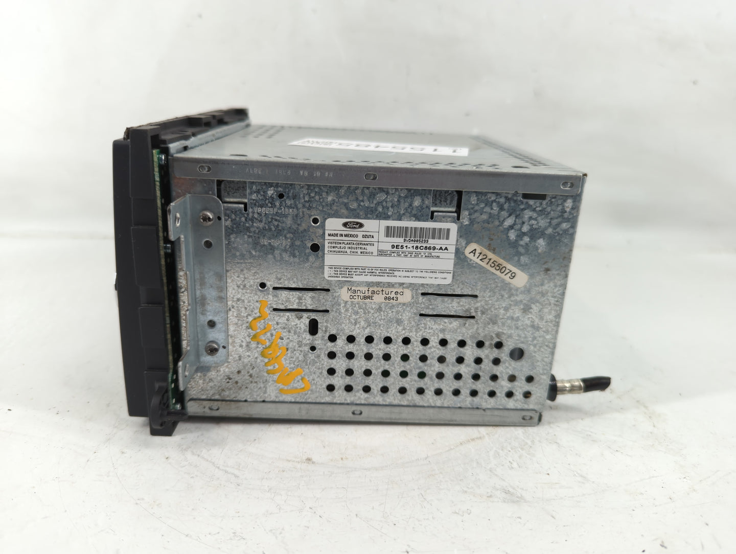 2009 Mitsubishi Lancer Radio AM FM Cd Player Receiver Replacement P/N:9E51-18C869-AA Fits OEM Used Auto Parts - Oemusedautop
