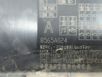 2008-2009 Mitsubishi Lancer Fusebox Fuse Box Panel Relay Module P/N:8565A024 Fits Fits 2008 2009 OEM Used Auto Parts - Oemus