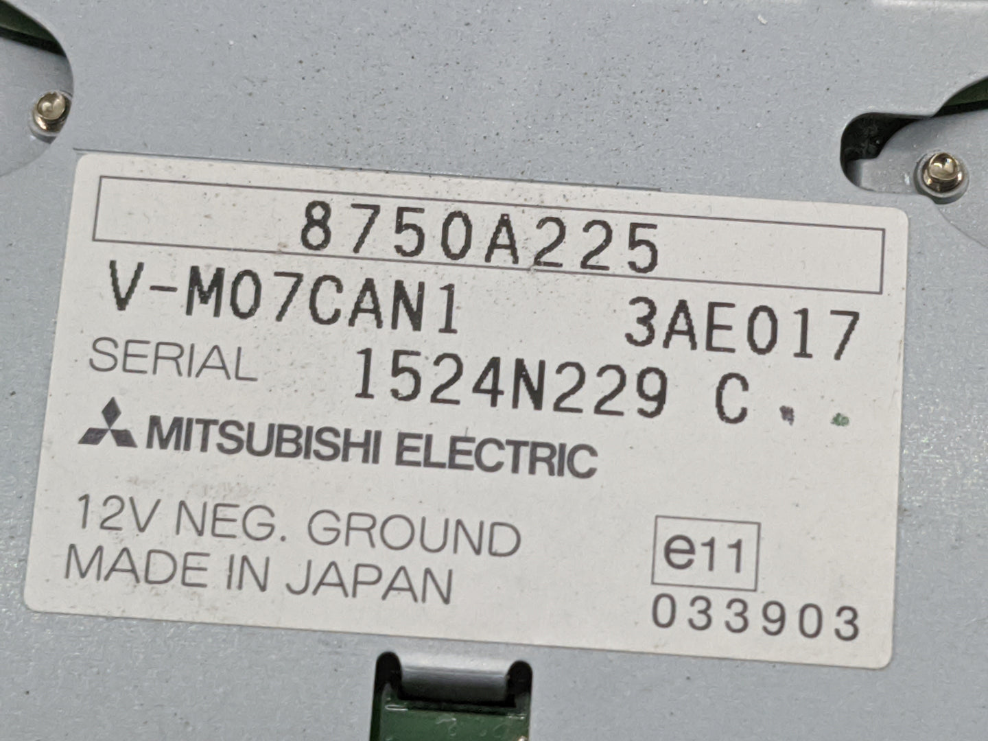 2007-2013 Mitsubishi Outlander Information-gps-tv Control Module - Oemusedautoparts1.com