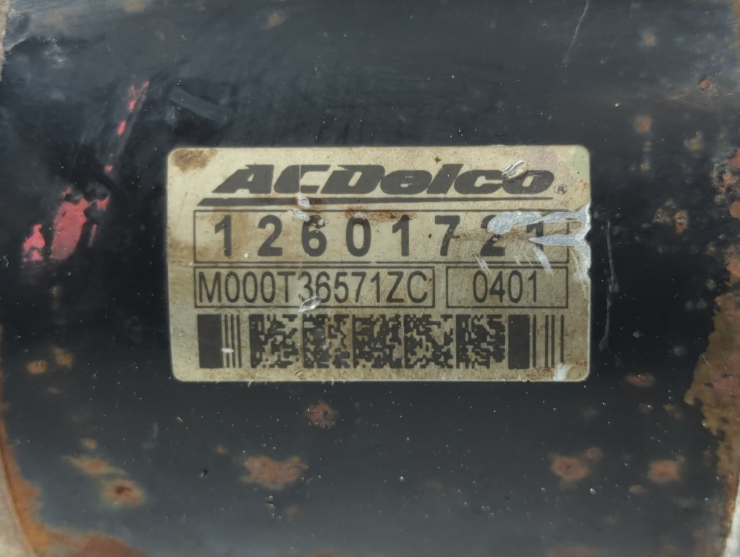 2008-2010 Mitsubishi Outlander Car Starter Motor Solenoid OEM P/N:M000T36571ZC 12601721 Fits Fits 2008 2009 2010 OEM Used Au