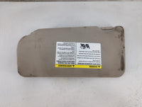2009 Nissan Altima Sun Visor Shade Replacement Passenger Right Mirror Fits OEM Used Auto Parts - Oemusedautoparts1.com