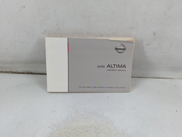 2009 Nissan Altima Owners Manual Book Guide P/N:OM9E-0L32U1 OEM Used Auto Parts - Oemusedautoparts1.com
