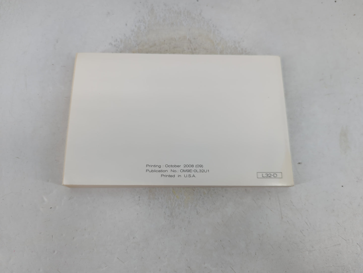2009 Nissan Altima Owners Manual Book Guide P/N:OM9E-0L32U1 OEM Used Auto Parts - Oemusedautoparts1.com