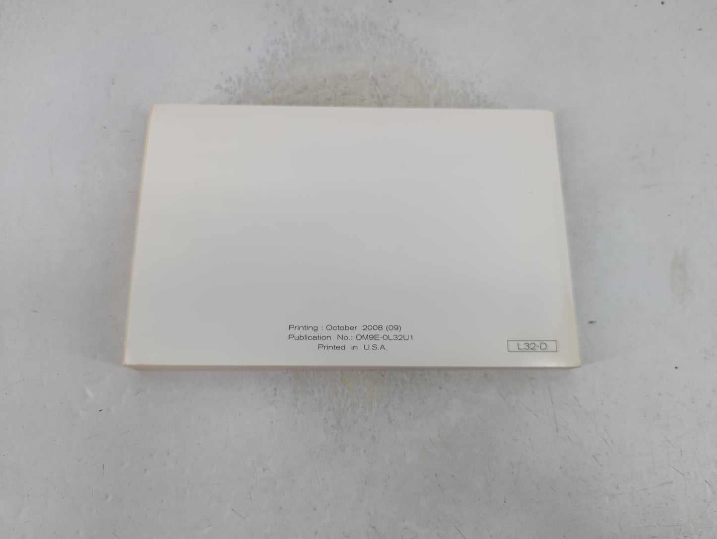 2009 Nissan Altima Owners Manual Book Guide P/N:OM9E-0L32U1 OEM Used Auto Parts - Oemusedautoparts1.com