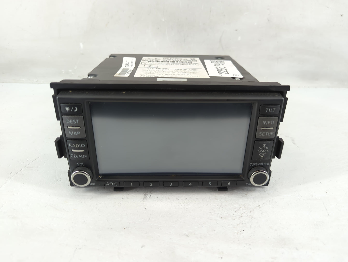 2008-2009 Nissan Altima Radio AM FM Cd Player Receiver Replacement P/N:25915 JA00B Fits Fits 2008 2009 OEM Used Auto Parts -