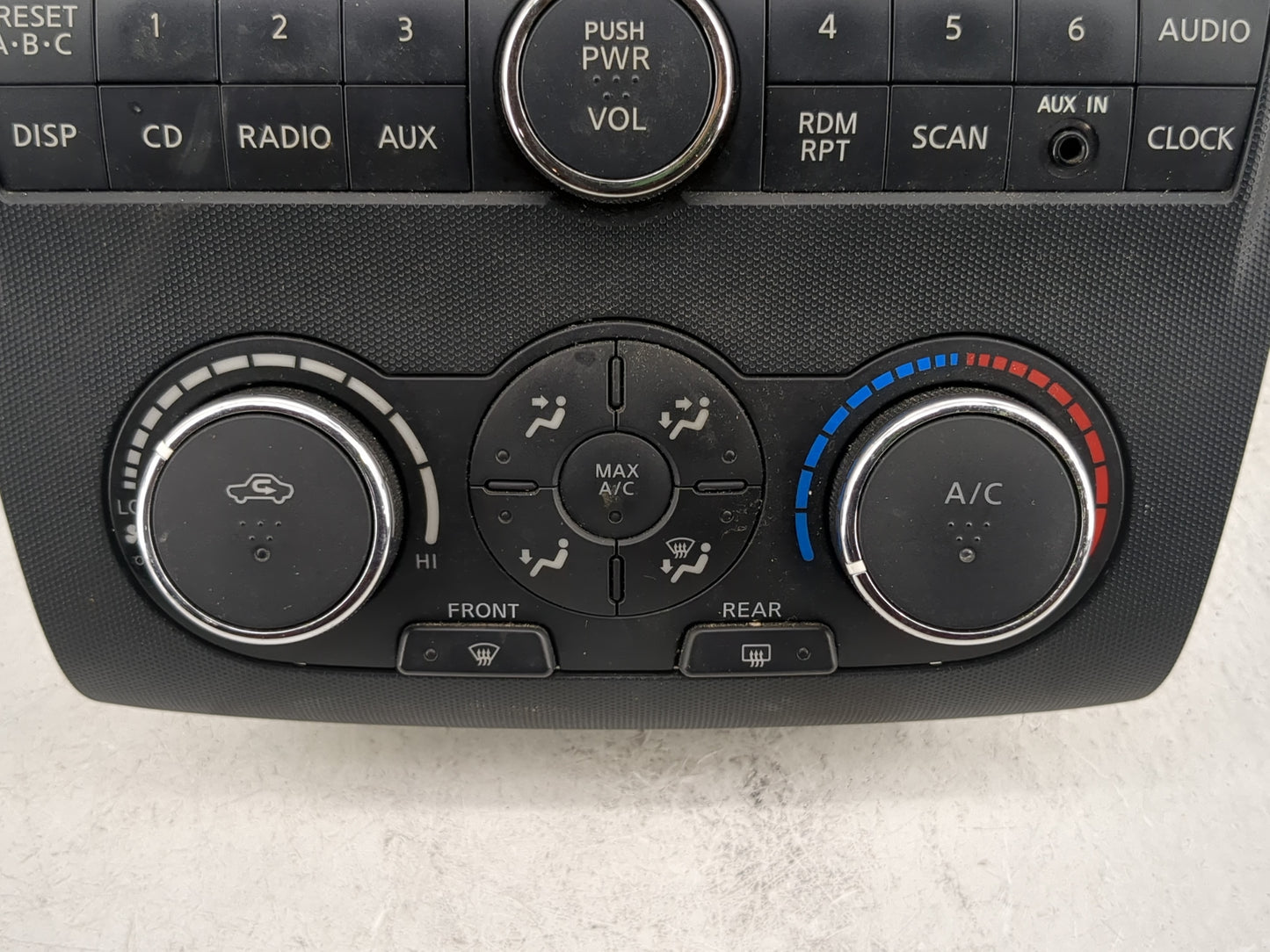 2007-2009 Nissan Altima Radio AM FM Cd Player Receiver Replacement P/N:28185 ZN40A Fits Fits 2007 2008 2009 OEM Used Auto Pa