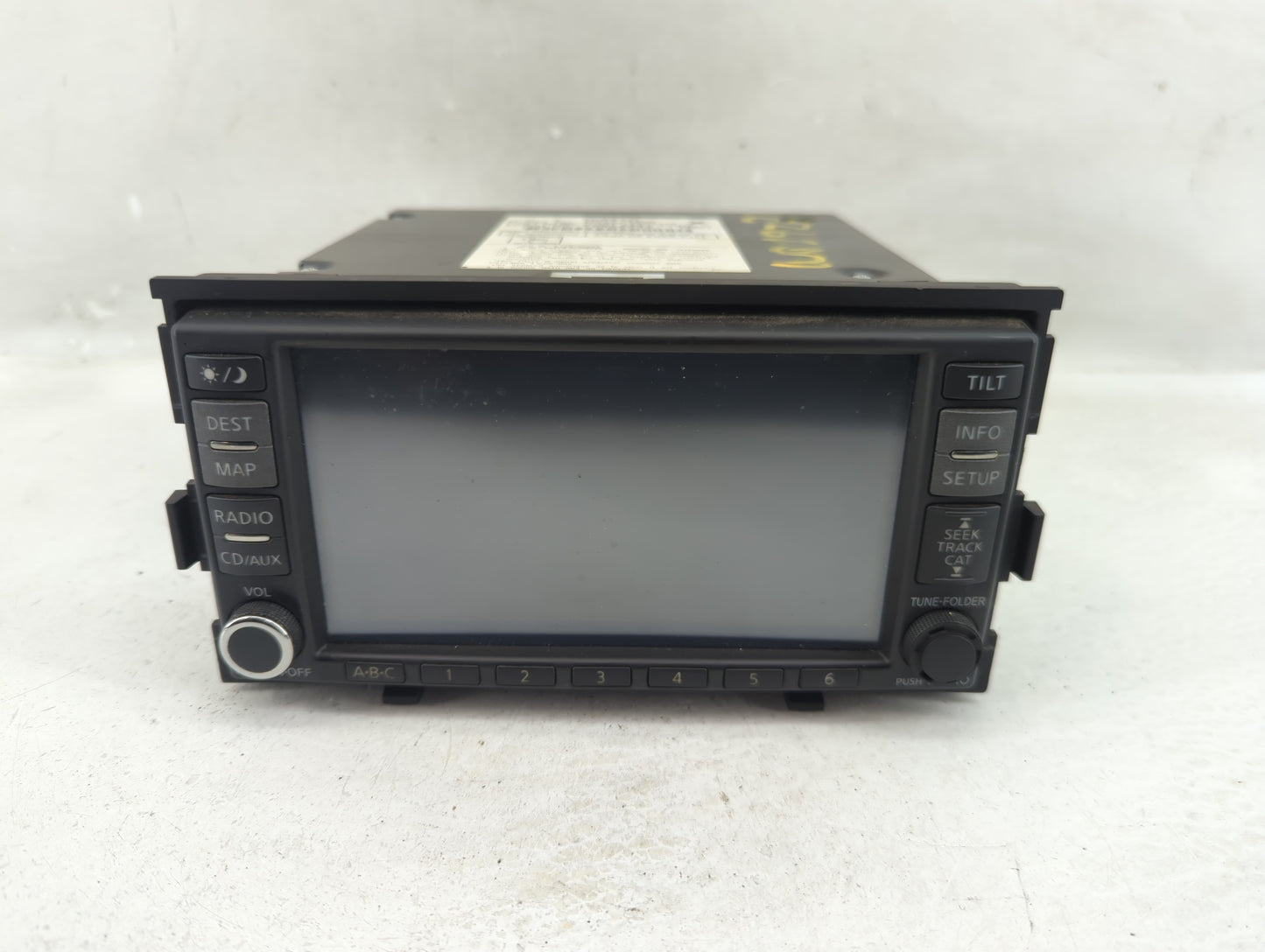 2008-2009 Nissan Altima Radio AM FM Cd Player Receiver Replacement P/N:25915 JA00B Fits Fits 2008 2009 OEM Used Auto Parts -