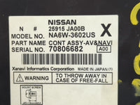 2008-2009 Nissan Altima Radio AM FM Cd Player Receiver Replacement P/N:25915 JA00B Fits Fits 2008 2009 OEM Used Auto Parts -