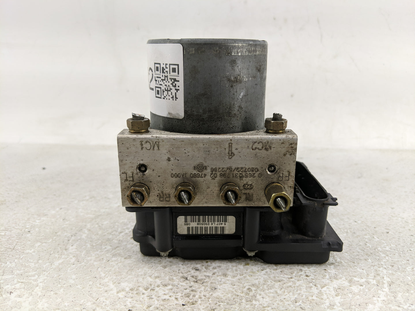 2007-2009 Nissan Altima ABS Pump Control Module Replacement P/N:0 265 231 798 02 47660 JA000 Fits Fits 2007 2008 2009 OEM Us