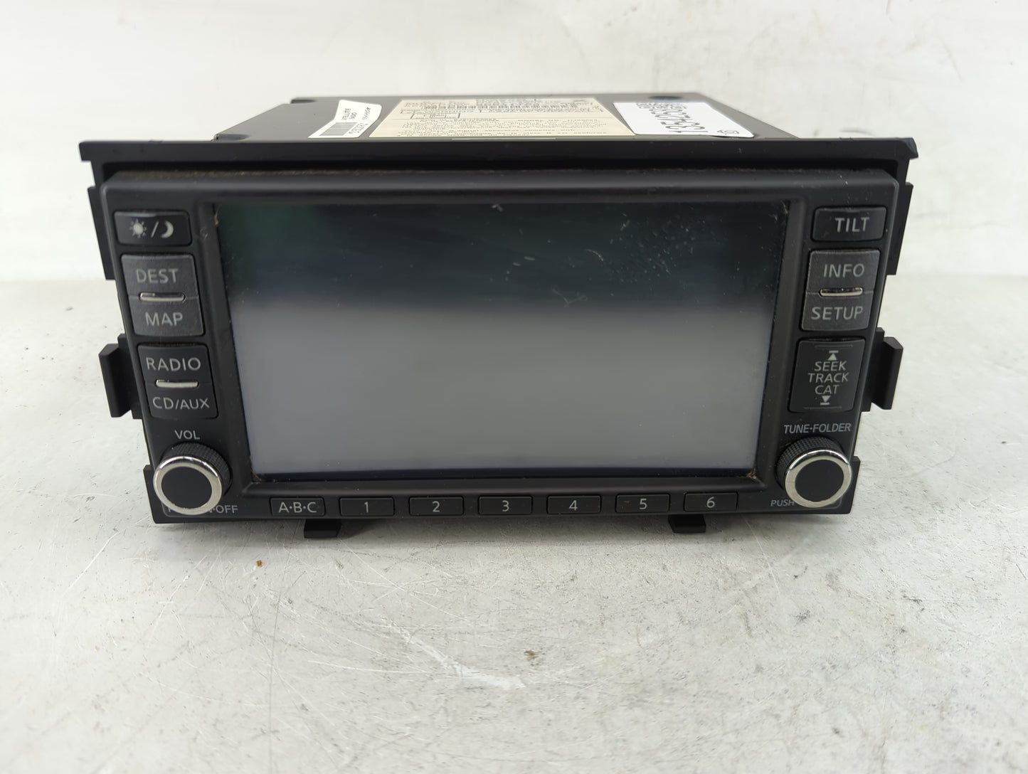 2008-2009 Nissan Altima Radio AM FM Cd Player Receiver Replacement P/N:25915 JA00B Fits Fits 2008 2009 OEM Used Auto Parts -