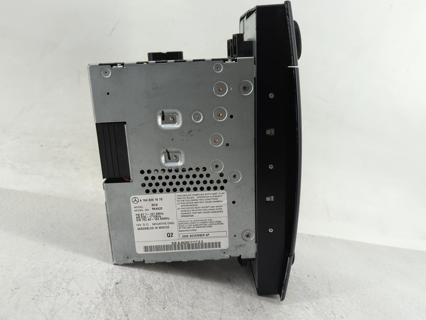 2007-2009 Nissan Altima Radio AM FM Cd Player Receiver Replacement P/N:1648201679 Fits Fits 2007 2008 2009 OEM Used Auto Par