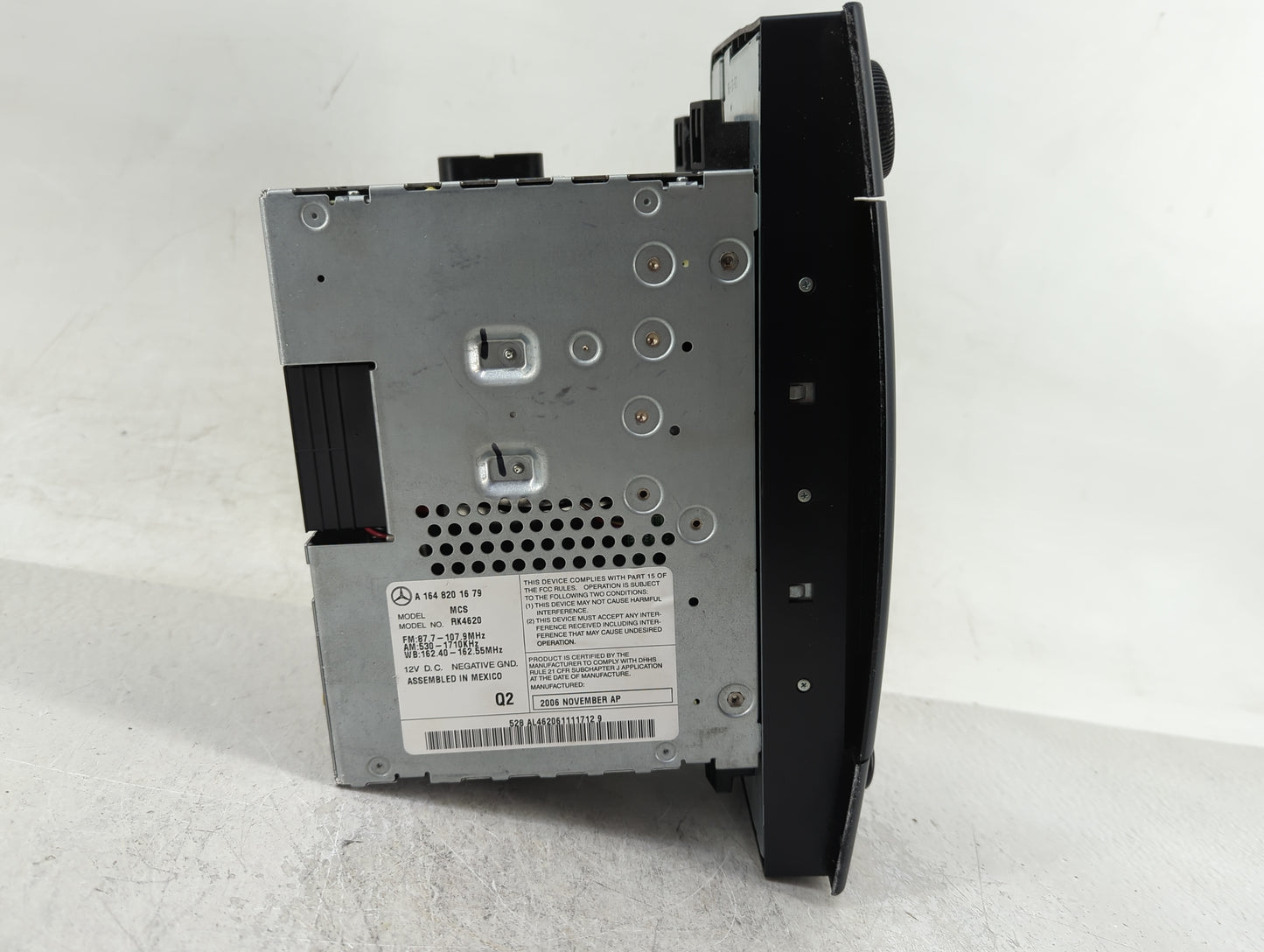 2007-2009 Nissan Altima Radio AM FM Cd Player Receiver Replacement P/N:1648201679 Fits Fits 2007 2008 2009 OEM Used Auto Par