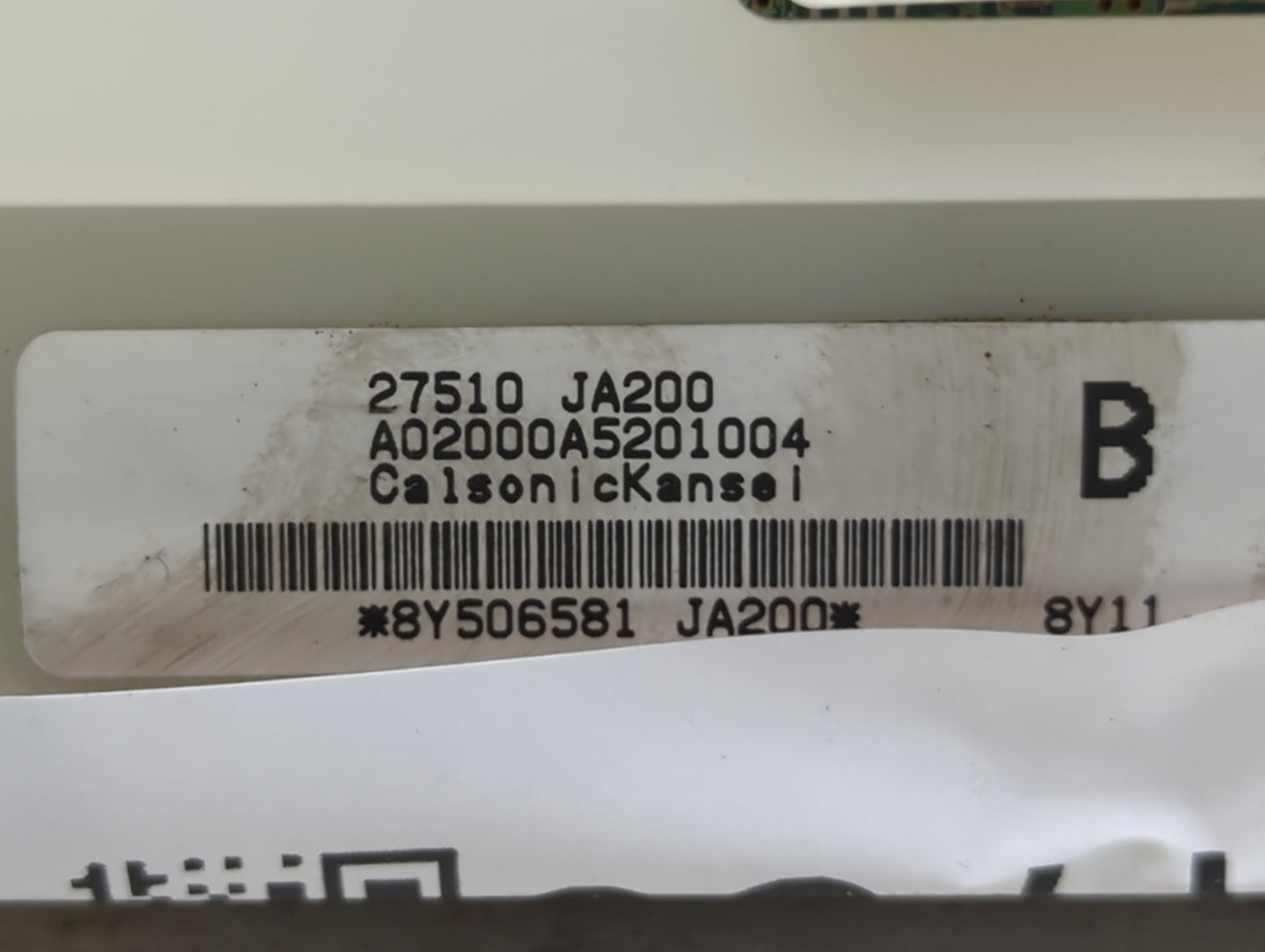 2007-2009 Nissan Altima Climate Control Module Temperature AC/Heater Replacement P/N:27510-JA200 Fits Fits 2007 2008 2009 OE