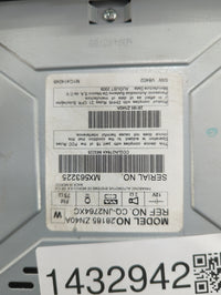 2009 Nissan Altima Radio AM FM Cd Player Receiver Replacement P/N:28185ZN40A CQ-JN2764XC Fits OEM Used Auto Parts - Oemuseda