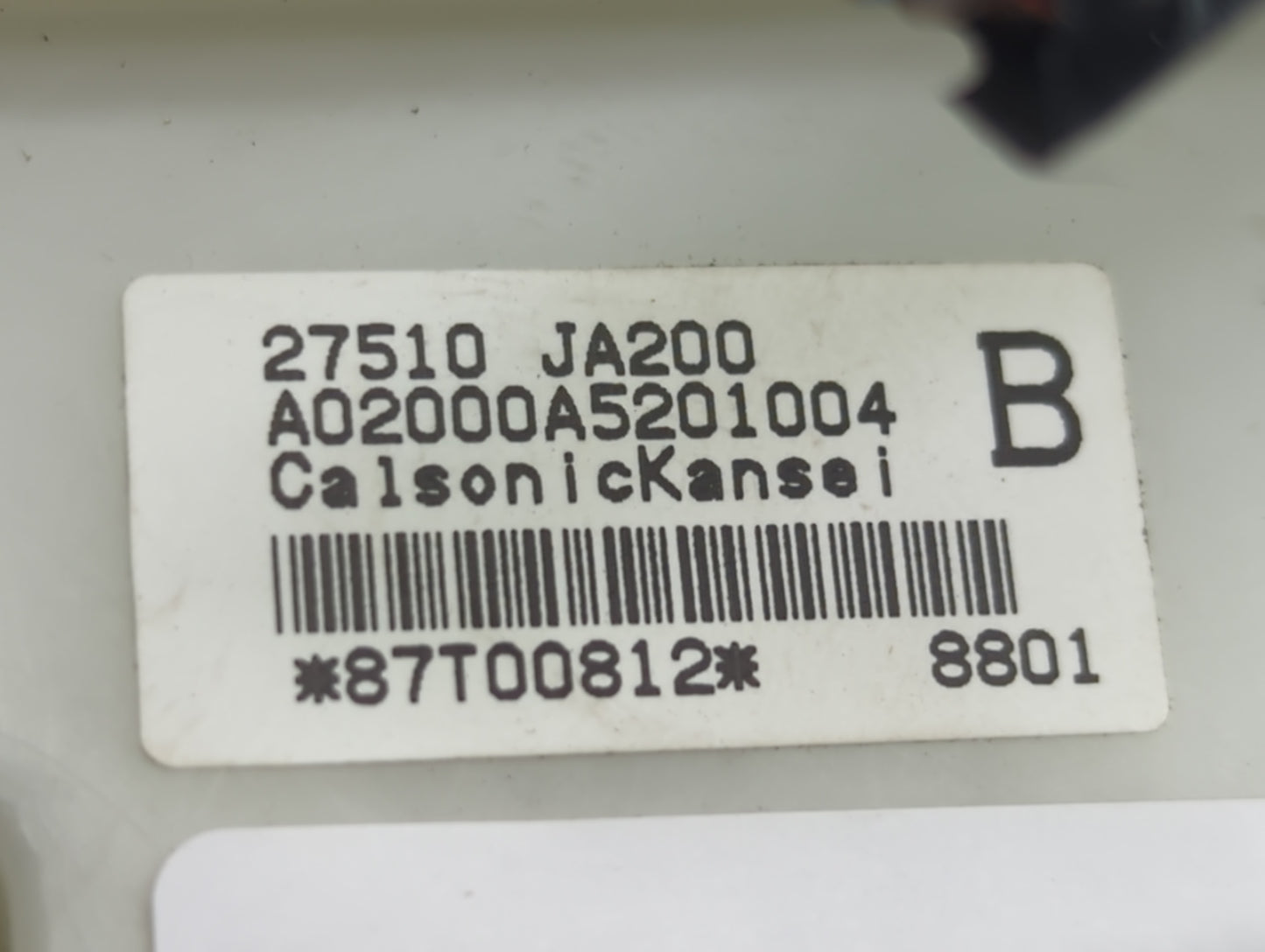 2007-2009 Nissan Altima Climate Control Module Temperature AC/Heater Replacement P/N:27510 JA200 A02000A5201004 Fits OEM Use