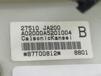2007-2009 Nissan Altima Climate Control Module Temperature AC/Heater Replacement P/N:27510 JA200 A02000A5201004 Fits OEM Use