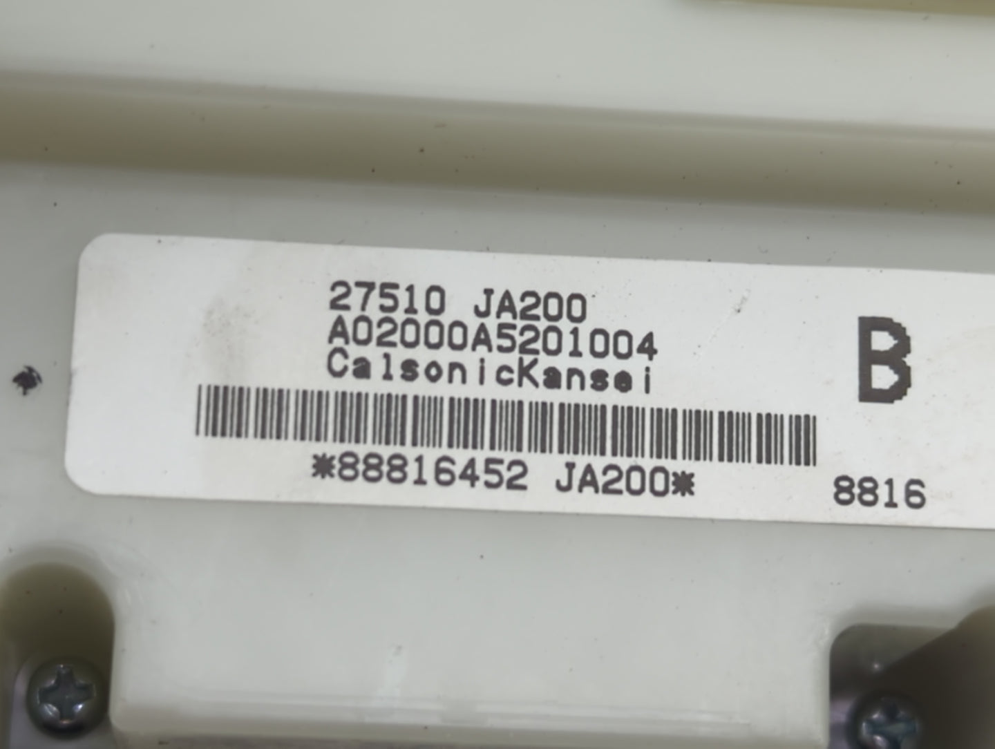 2007-2009 Nissan Altima Climate Control Module Temperature AC/Heater Replacement P/N:27510 JA200 A02000A5201004 Fits OEM Use