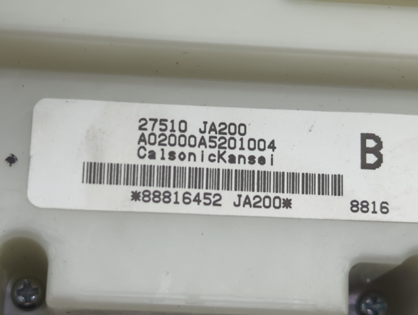 2007-2009 Nissan Altima Climate Control Module Temperature AC/Heater Replacement P/N:27510 JA200 A02000A5201004 Fits OEM Use