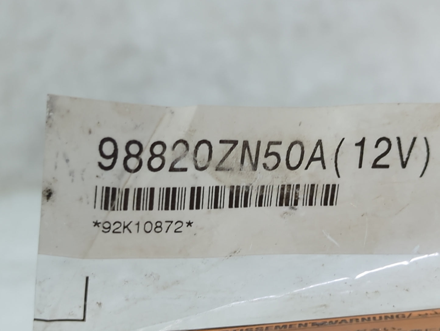 2009-2009 Nissan Altima Safety Restraint Srs Airbag Control Module - Oemusedautoparts1.com