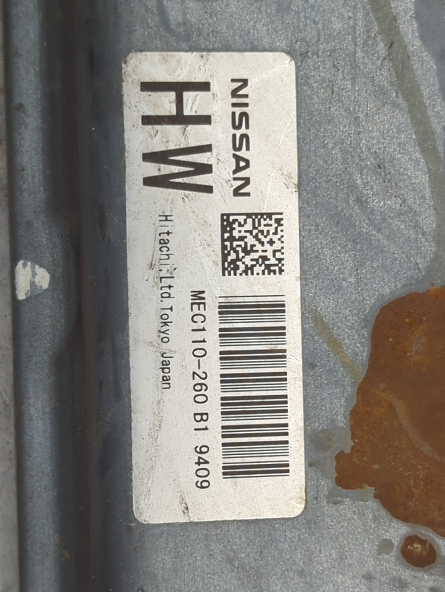 2009 Nissan Altima PCM Engine Control Computer ECU ECM PCU OEM P/N:MEC110-260 Fits OEM Used Auto Parts - Oemusedautoparts1.c