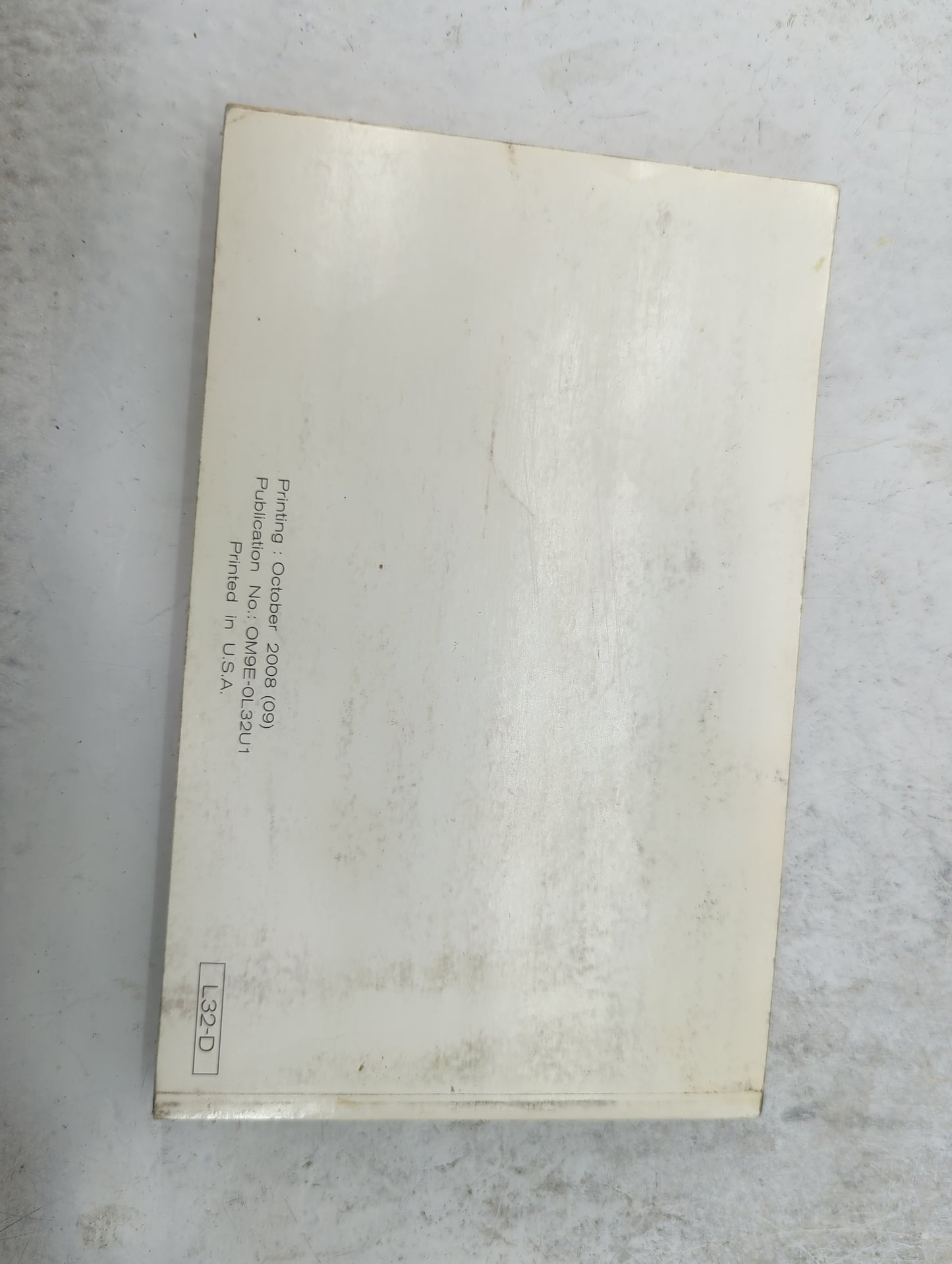 2009 Nissan Altima Owners Manual Book Guide P/N:OM9E-0L32U1 OEM Used Auto Parts - Oemusedautoparts1.com