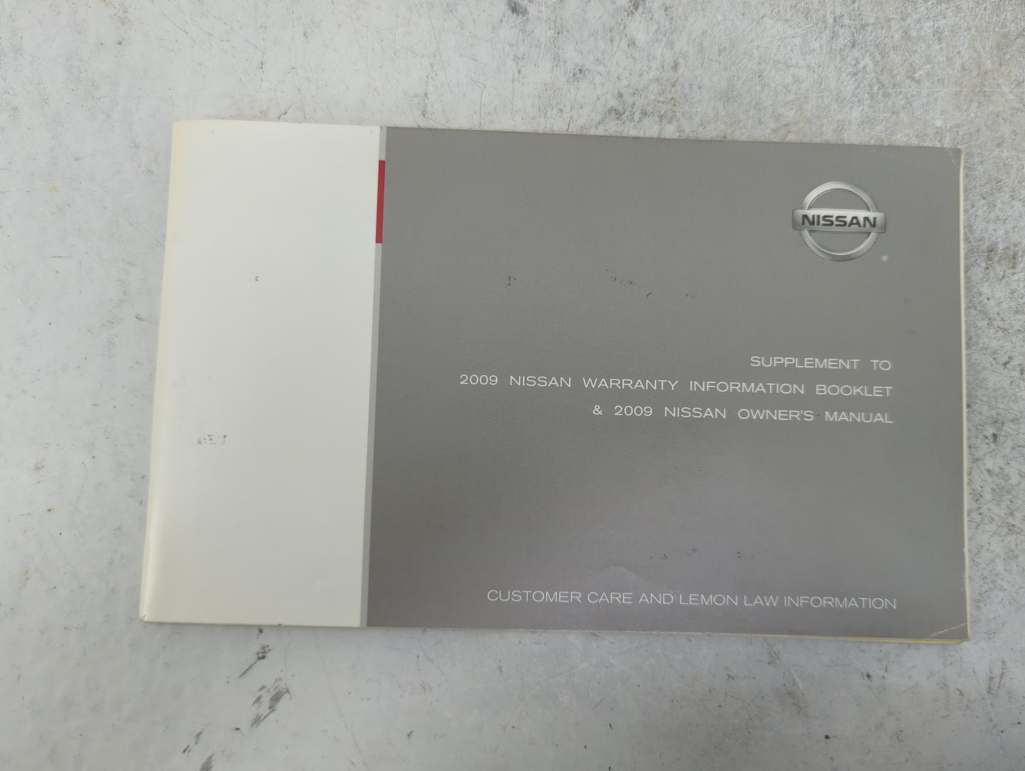 2009 Nissan Altima Owners Manual Book Guide P/N:OM9E-0L32U1 OEM Used Auto Parts - Oemusedautoparts1.com