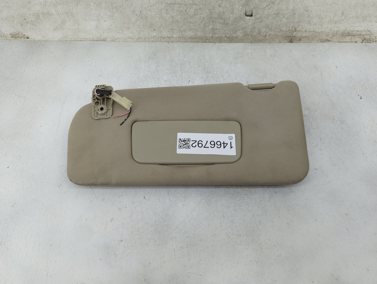 2009 Nissan Altima Sun Visor Shade Replacement Driver Left Mirror Fits OEM Used Auto Parts - Oemusedautoparts1.com